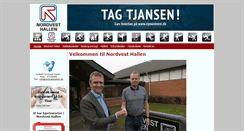 Desktop Screenshot of nordvesthallen.dk
